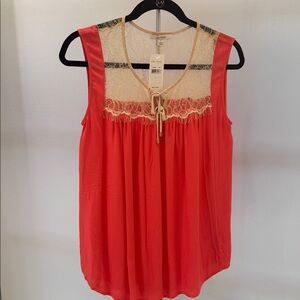 Ella Moss tank top in coral